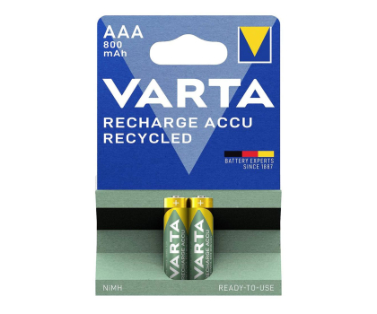 Bateria lub akumulatorek VARTA Recharge Accu Recycled AAA 800mAh (2 szt.) 56813101402